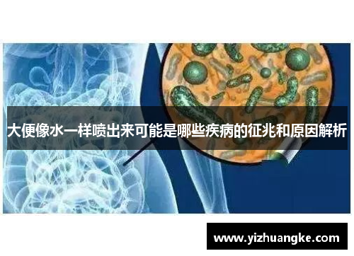 大便像水一样喷出来可能是哪些疾病的征兆和原因解析